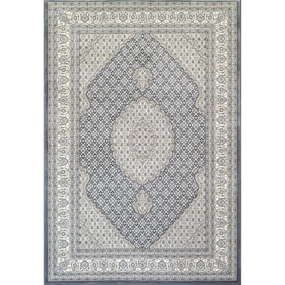 Dynamic Rugs 57204 5666 Ancient Garden 6 Ft. 7 In. X 9 Ft. 6 In. Rectangle Rug in Grey/Cream